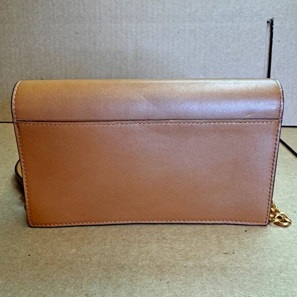 Polo Ralph Lauren Polo ID Leather Chain Wallet & Crossbody – Classic Tan - Picture 9 of 13